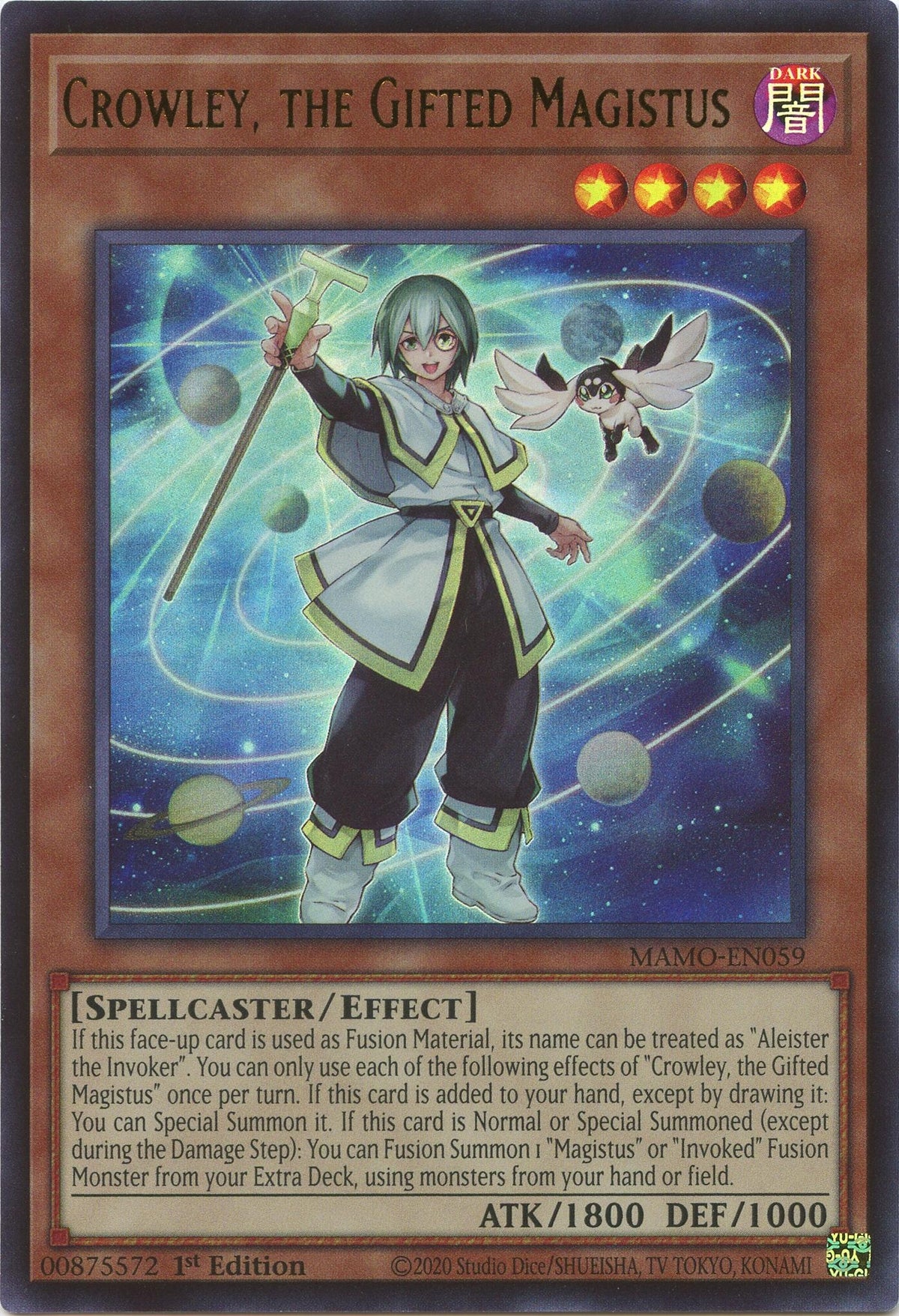 Crowley, the Gifted Magistus (MAMO-EN059) (Magnificent Monsters) (MAMO)
