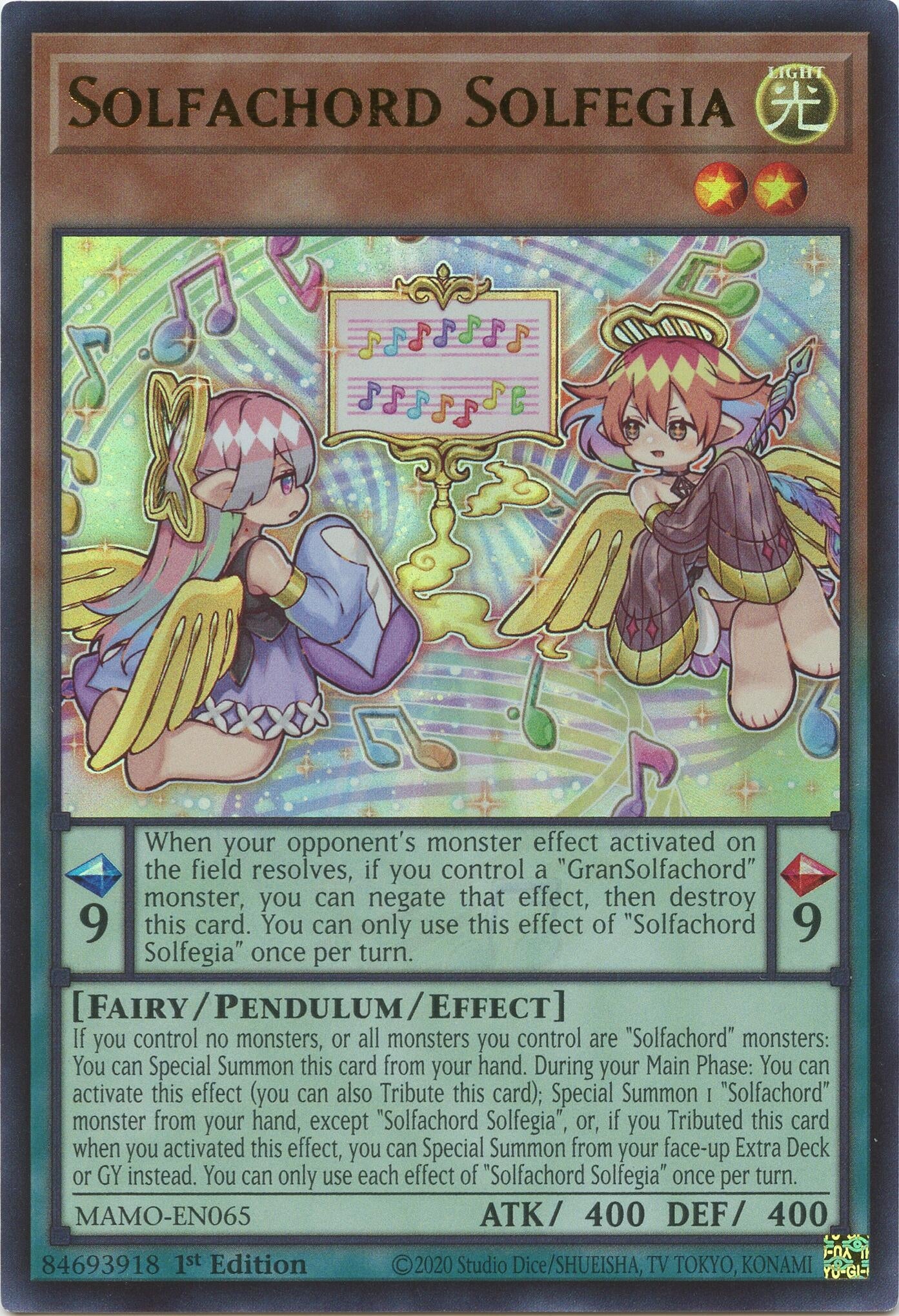 Solfachord Solfegia (MAMO-EN065) (Magnificent Monsters) (MAMO)