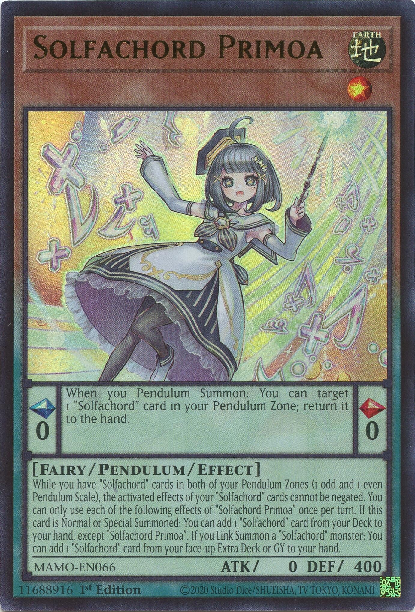 Solfachord Primoa (MAMO-EN066) (Magnificent Monsters) (MAMO)