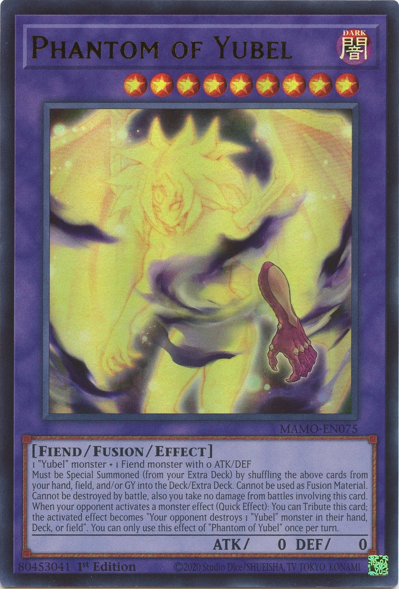 Phantom of Yubel (MAMO-EN075) (Magnificent Monsters) (MAMO)
