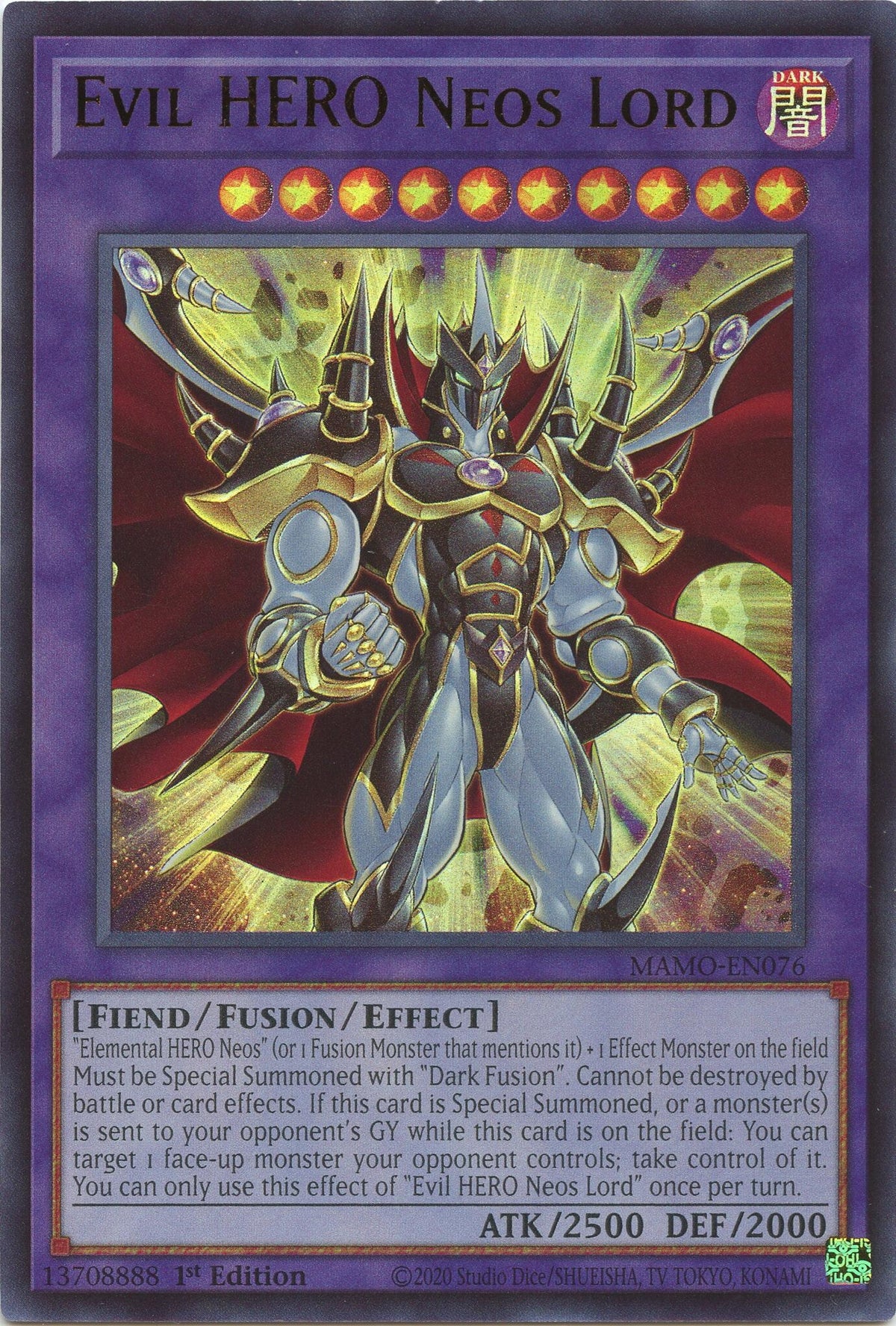 Evil HERO Neos Lord (MAMO-EN076) (Magnificent Monsters) (MAMO)