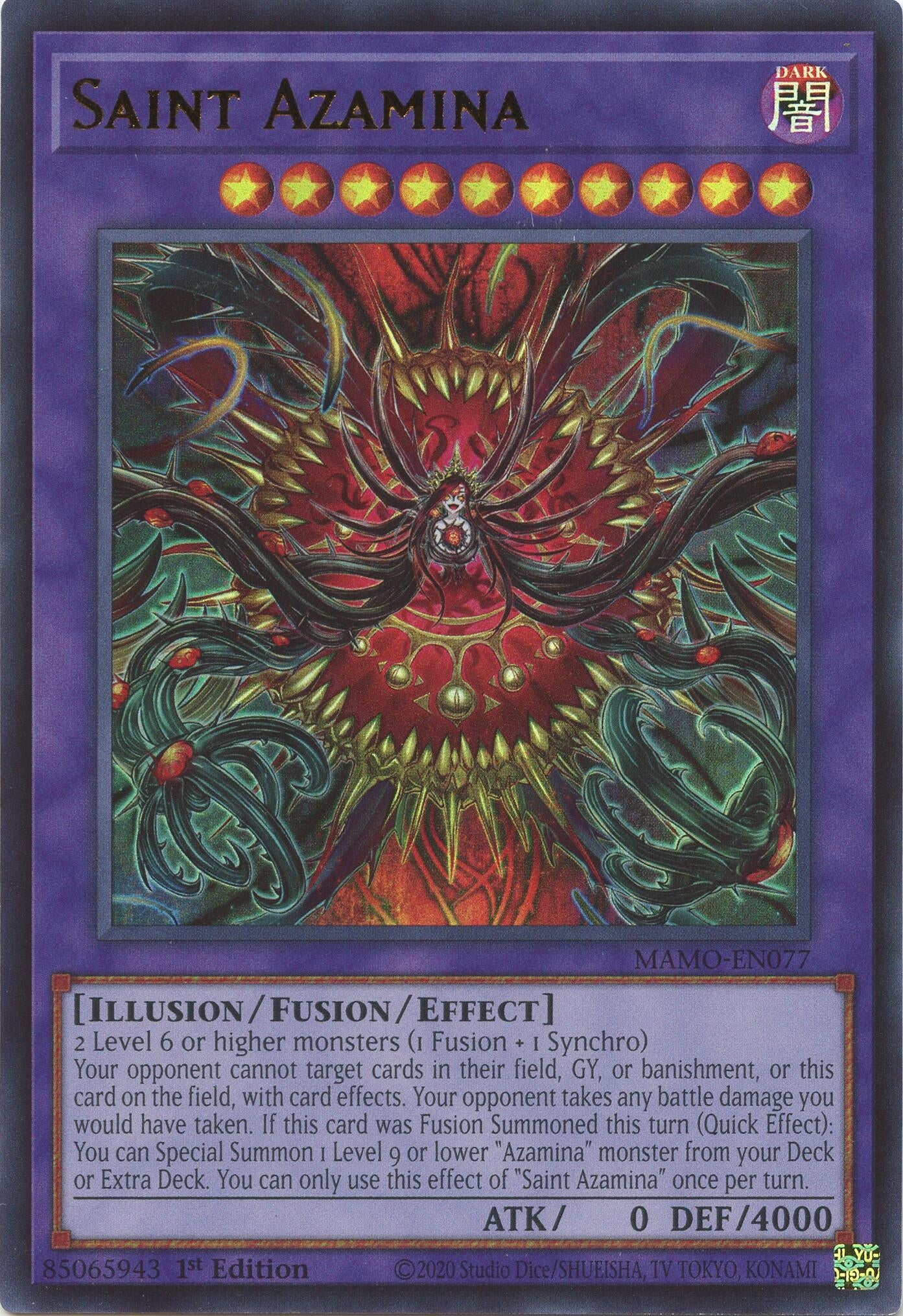 Saint Azamina (MAMO-EN077) (Magnificent Monsters) (MAMO)