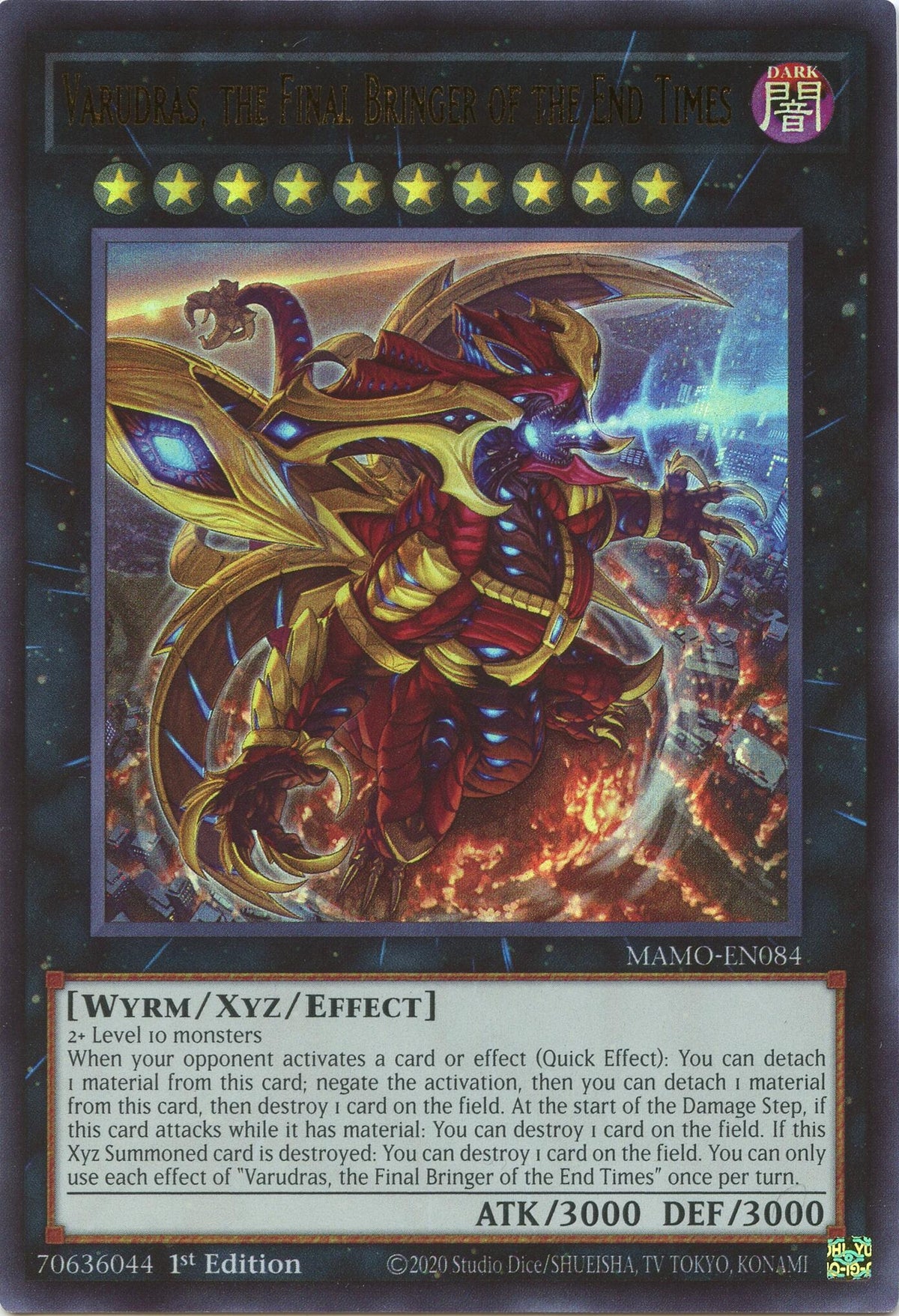 Varudras, the Final Bringer of the End Times (MAMO-EN084) (Magnificent Monsters) (MAMO)
