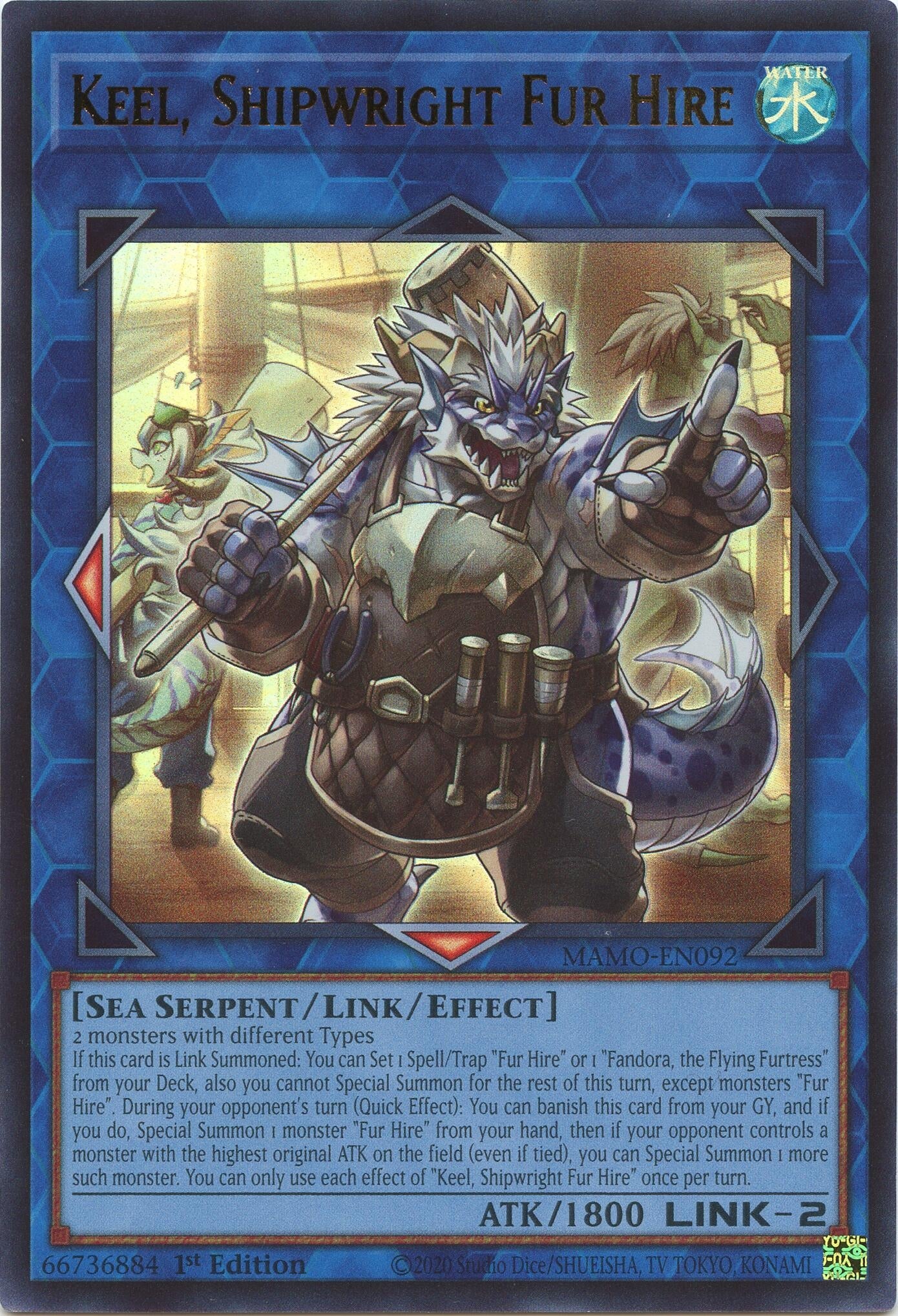 Keel, Shipwright Fur Hire (MAMO-EN092) (Magnificent Monsters) (MAMO)