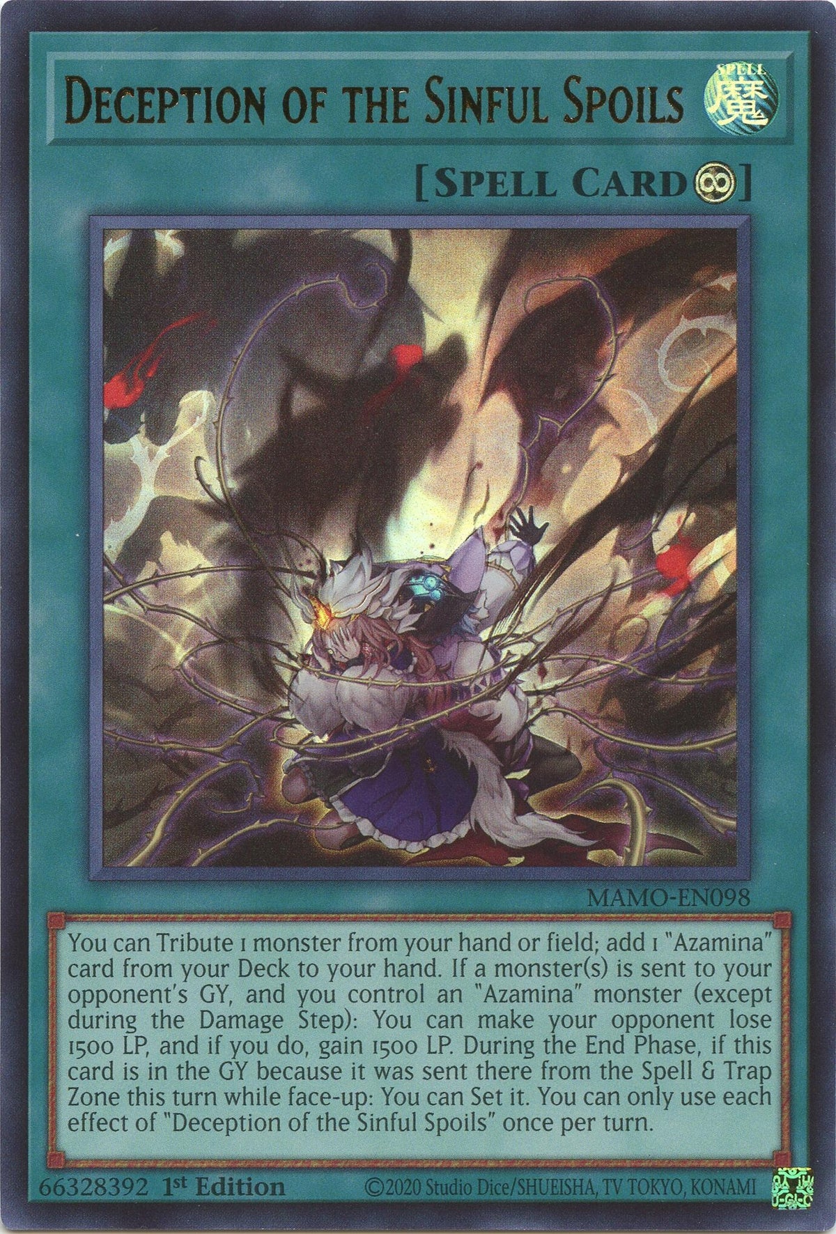 Deception of the Sinful Spoils (MAMO-EN098) (Magnificent Monsters) (MAMO)