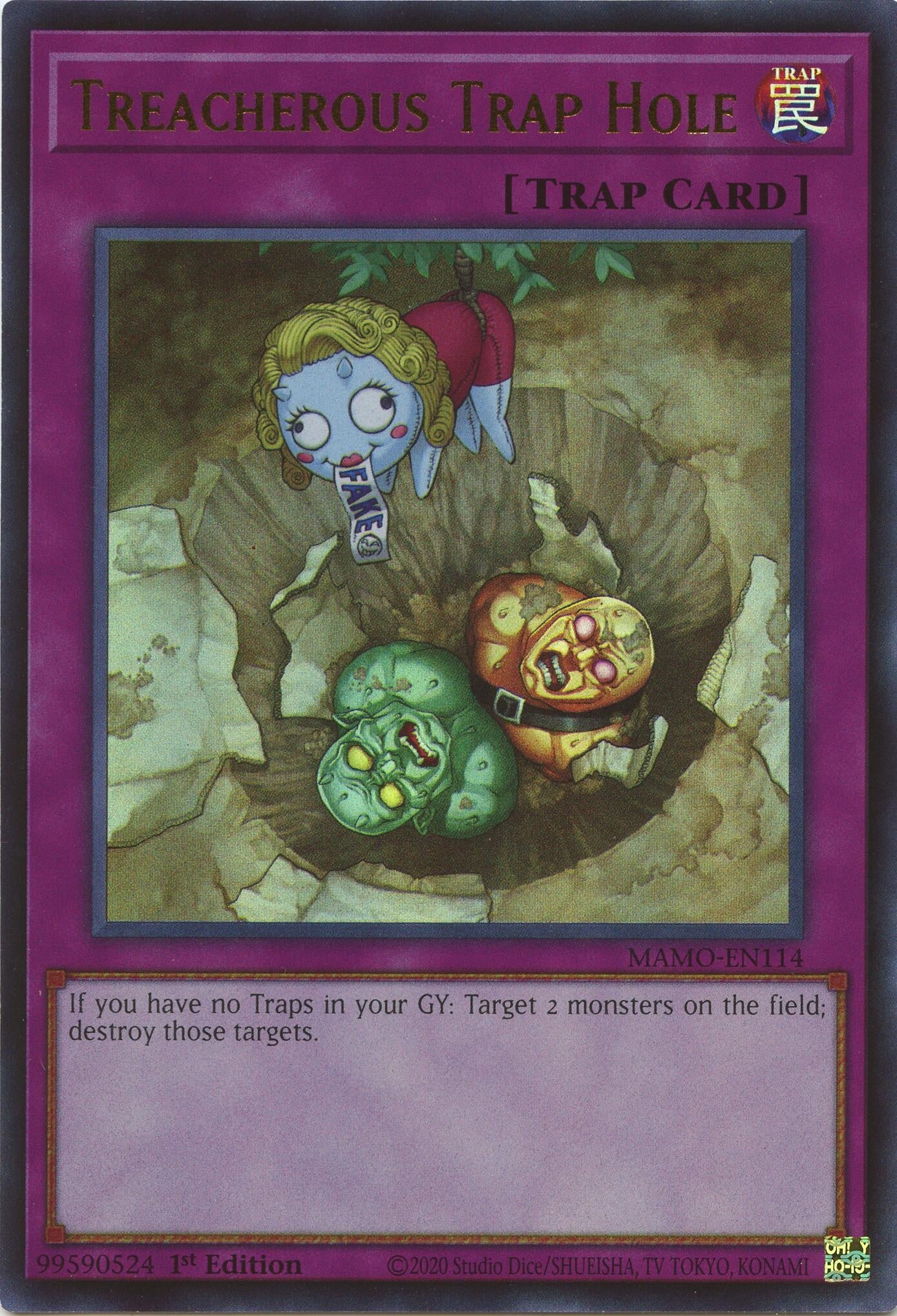 Treacherous Trap Hole (MAMO-EN114) (Magnificent Monsters) (MAMO)
