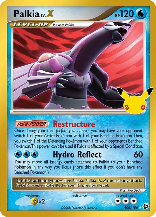 Image for Palkia LV.X (106/106) (ME: 30th Celebration Classic Collection) (30C) - Pokemon