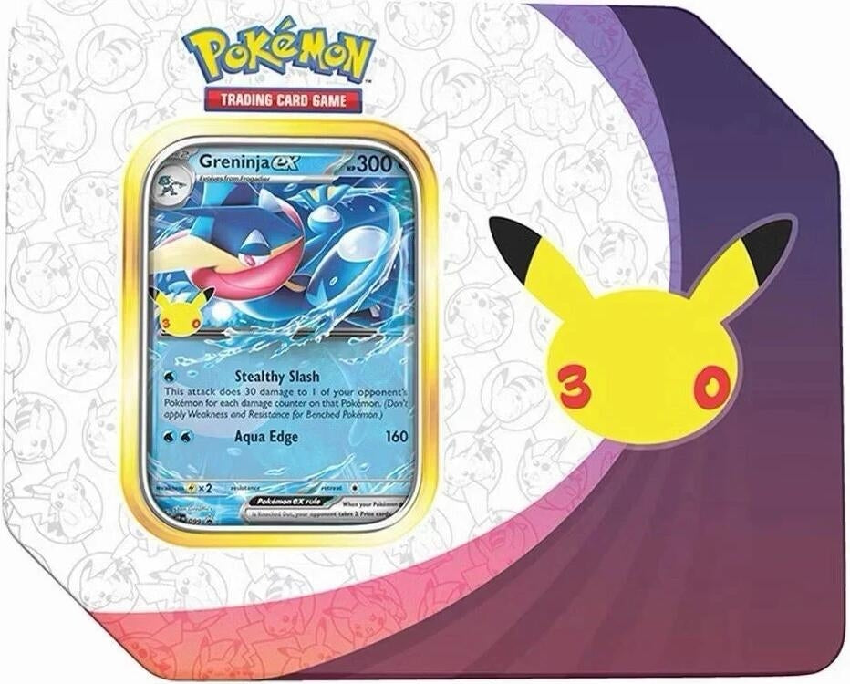 Image for 30th Celebration ex Tin [Greninja ex] (Retail Version) - Pokemon