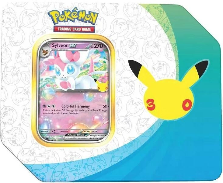 Image for 30th Celebration ex Tin [Sylveon ex] (Retail Version) - Pokemon