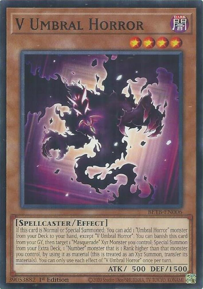 Image for V Umbral Horror (BETB-EN006) (Beyond the Brave) (BETB) - YuGiOh