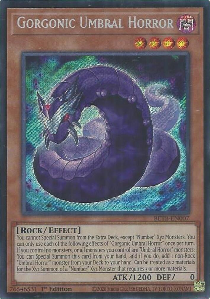 Image for Gorgonic Umbral Horror (BETB-EN007) (Beyond the Brave) (BETB) - YuGiOh