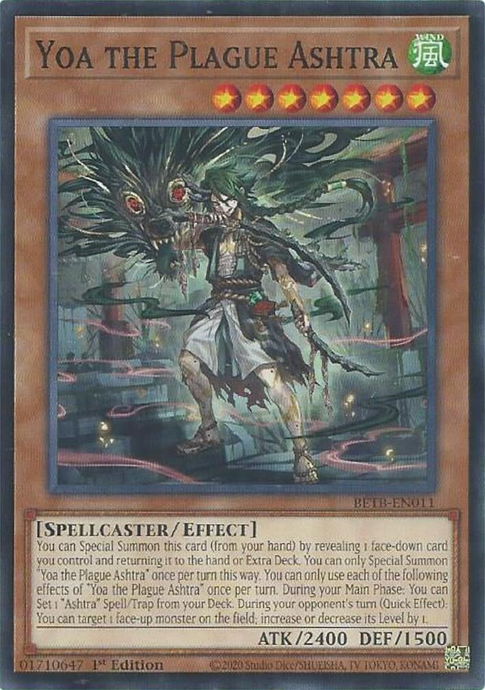 Image for Yoa the Plague Ashtra (BETB-EN011) (Beyond the Brave) (BETB) - YuGiOh
