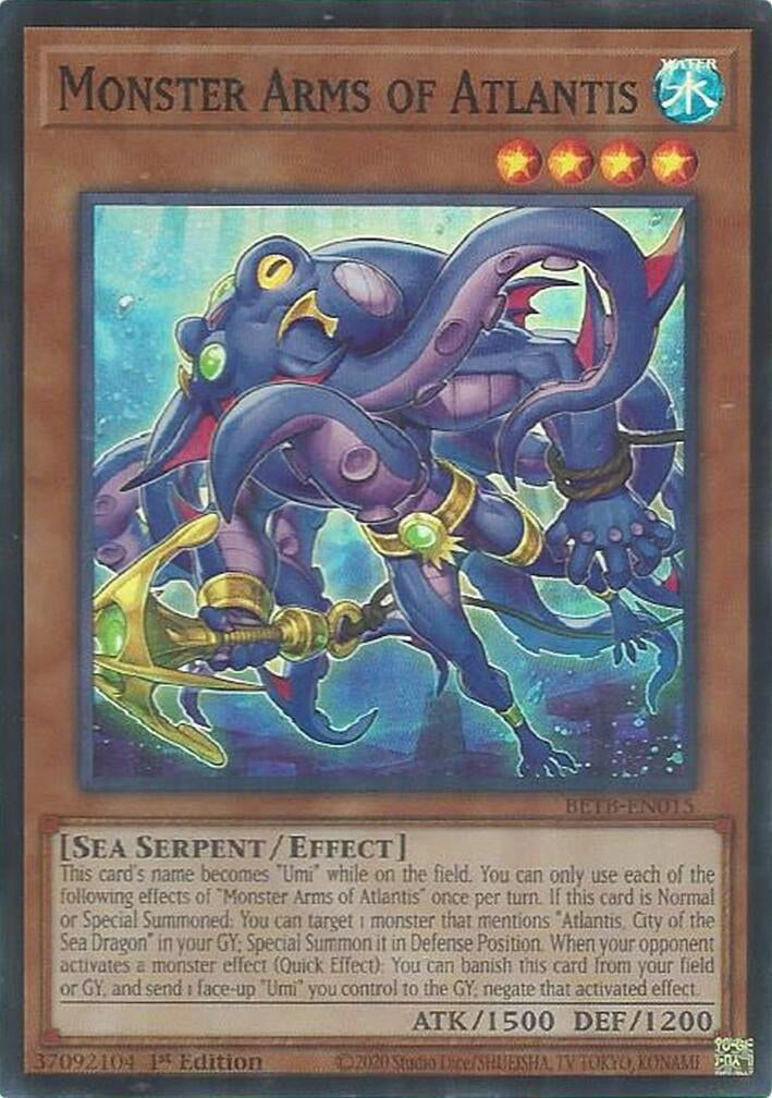 Image for Monster Arms of Atlantis (BETB-EN015) (Beyond the Brave) (BETB) - YuGiOh
