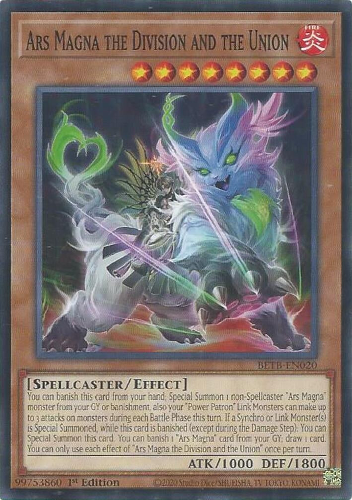 Image for Ars Magna the Division and the Union (BETB-EN020) (Beyond the Brave) (BETB) - YuGiOh