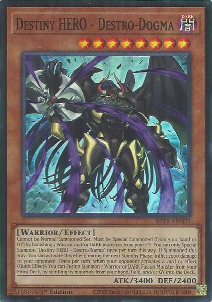 Image for Destiny HERO - Destro-Dogma (BETB-EN021) (Beyond the Brave) (BETB) - YuGiOh