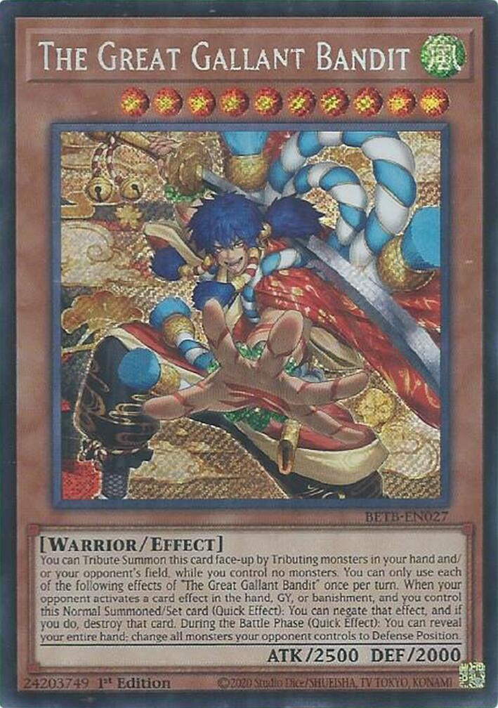 Image for The Great Gallant Bandit (BETB-EN027) (Beyond the Brave) (BETB) - YuGiOh