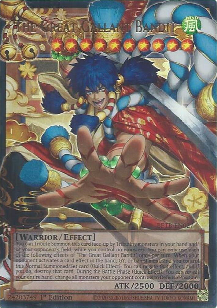 Image for The Great Gallant Bandit (Extended Art) (BETB-EN027) (Beyond the Brave) (BETB) - YuGiOh