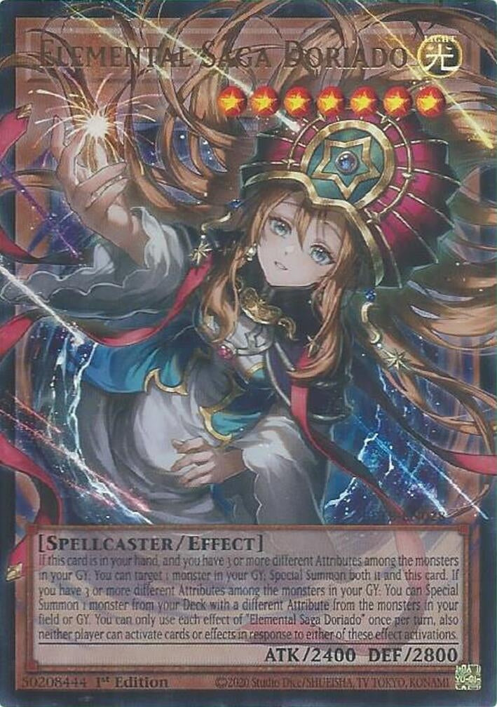 Image for Elemental Saga Doriado (Extended Art) (BETB-EN028) (Beyond the Brave) (BETB) - YuGiOh