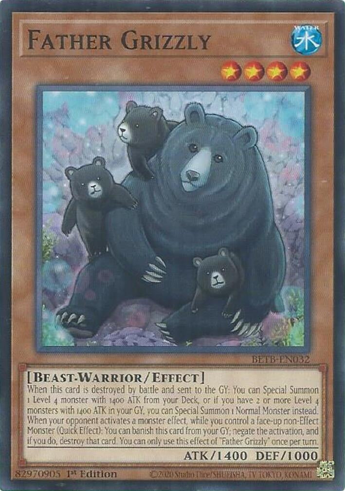 Image for Father Grizzly (BETB-EN032) (Beyond the Brave) (BETB) - YuGiOh