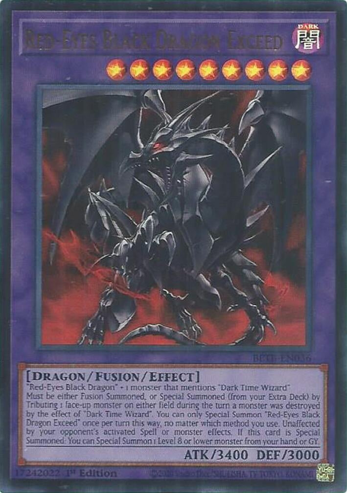 Image for Red-Eyes Black Dragon Exceed (BETB-EN036) (Beyond the Brave) (BETB) - YuGiOh