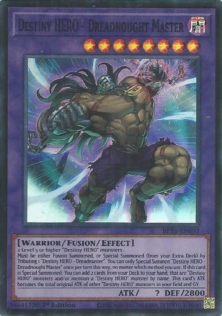 Image for Destiny HERO - Dreadnought Master (BETB-EN037) (Beyond the Brave) (BETB) - YuGiOh