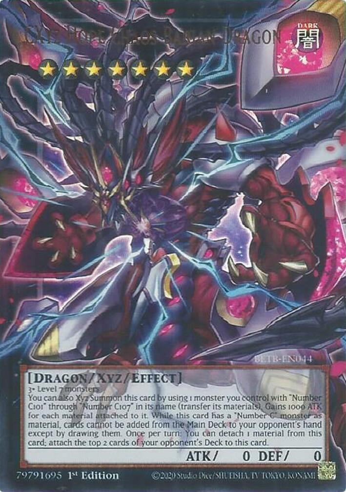 Image for CXyz Hope Chaos Barian Dragon (Extended Art) (BETB-EN044) (Beyond the Brave) (BETB) - YuGiOh