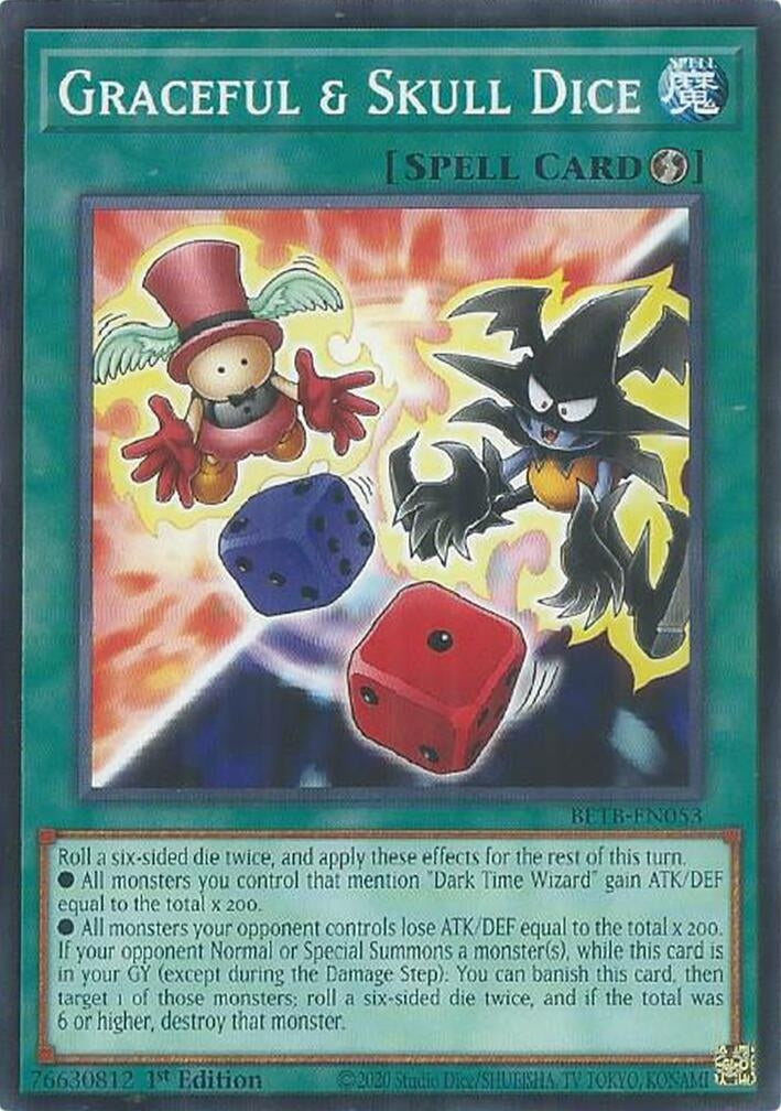 Image for Graceful & Skull Dice (BETB-EN053) (Beyond the Brave) (BETB) - YuGiOh