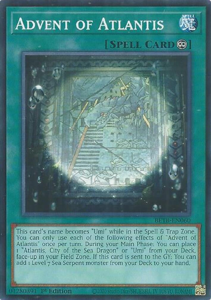 Image for Advent of Atlantis (BETB-EN060) (Beyond the Brave) (BETB) - YuGiOh