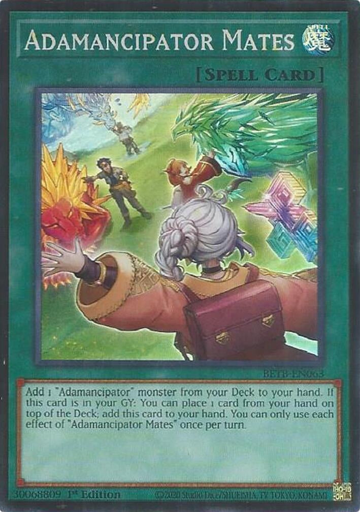 Image for Adamancipator Mates (BETB-EN063) (Beyond the Brave) (BETB) - YuGiOh