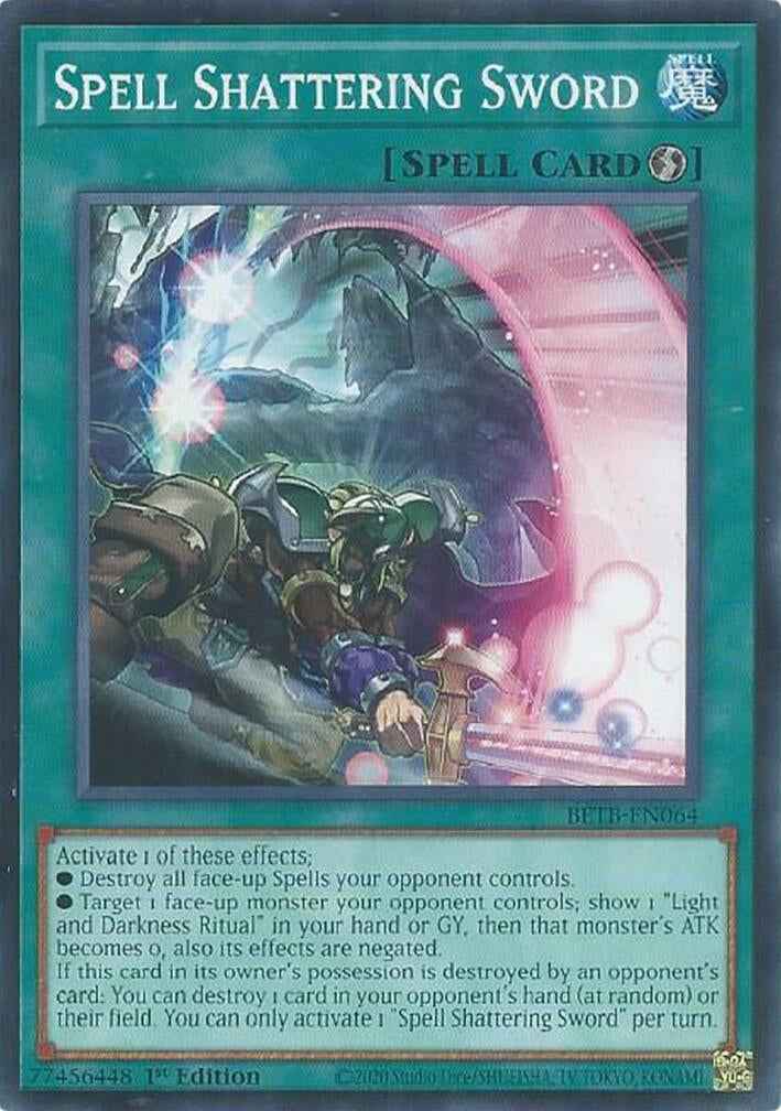Image for Spell Shattering Sword (BETB-EN064) (Beyond the Brave) (BETB) - YuGiOh