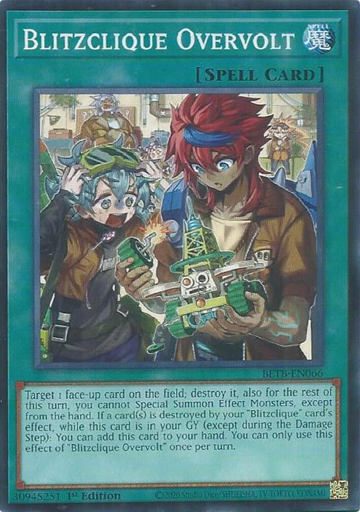 Image for Blitzclique Overvolt (BETB-EN066) (Beyond the Brave) (BETB) - YuGiOh
