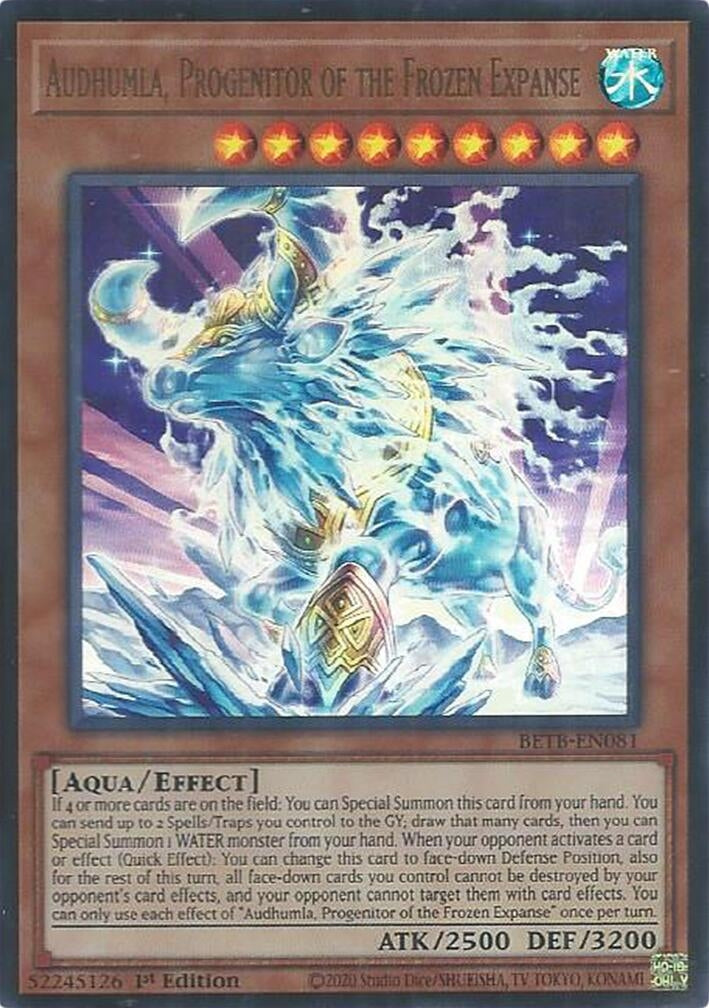 Image for Audhumla, Progenitor of the Frozen Expanse (BETB-EN081) (Beyond the Brave) (BETB) - YuGiOh