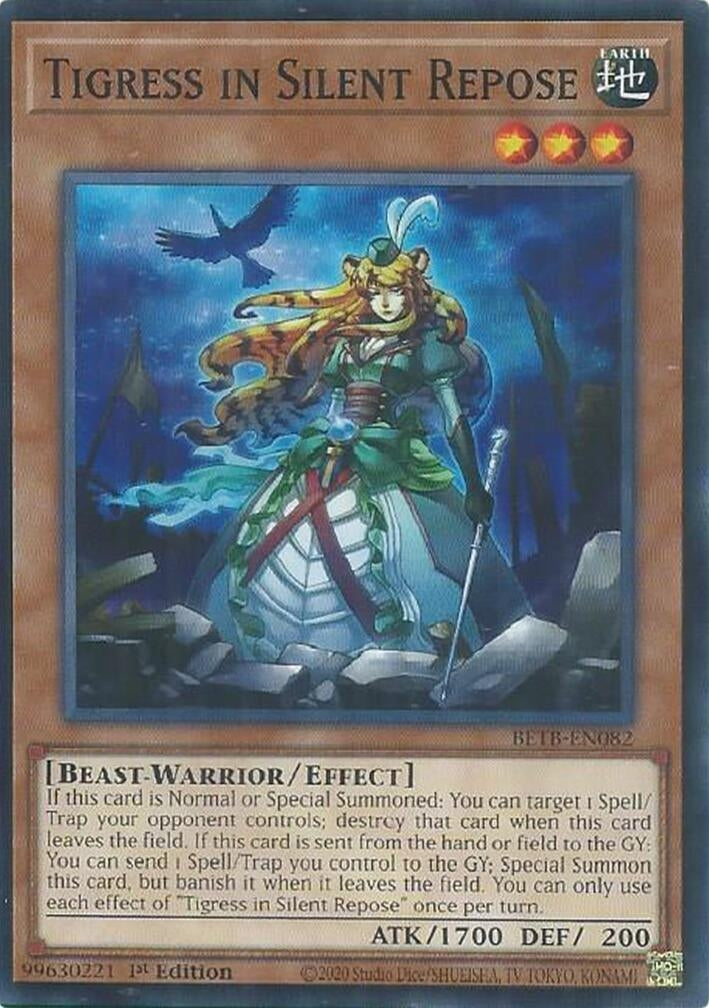 Image for Tigress in Silent Repose (BETB-EN082) (Beyond the Brave) (BETB) - YuGiOh