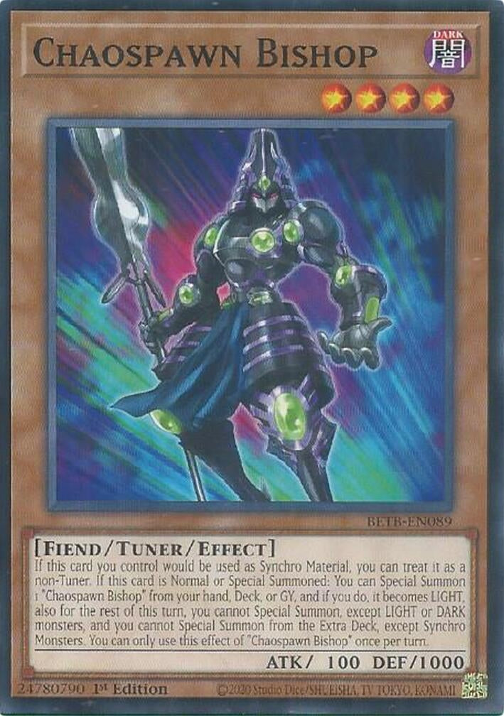 Image for Chaospawn Bishop (BETB-EN089) (Beyond the Brave) (BETB) - YuGiOh