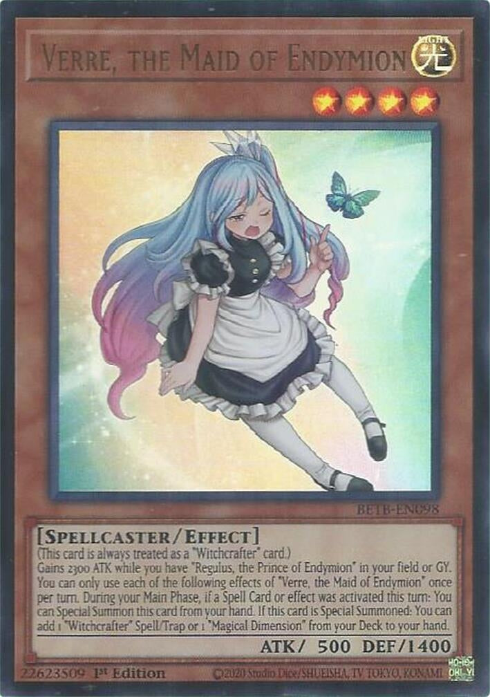 Image for Verre, the Maid of Endymion (BETB-EN098) (Beyond the Brave) (BETB) - YuGiOh