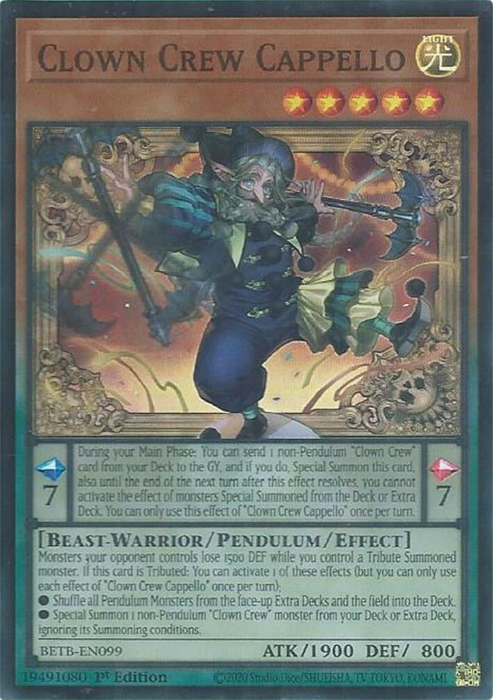 Image for Clown Crew Cappello (BETB-EN099) (Beyond the Brave) (BETB) - YuGiOh