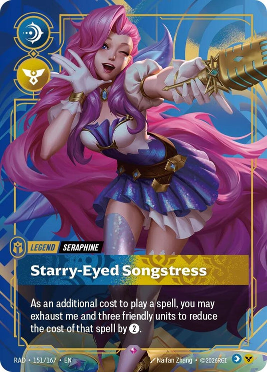 Image for Seraphine, Starry-Eyed Songstress (151/167) (Radiance) (RAD) - Riftbound: League of Legends Trading Card Game
