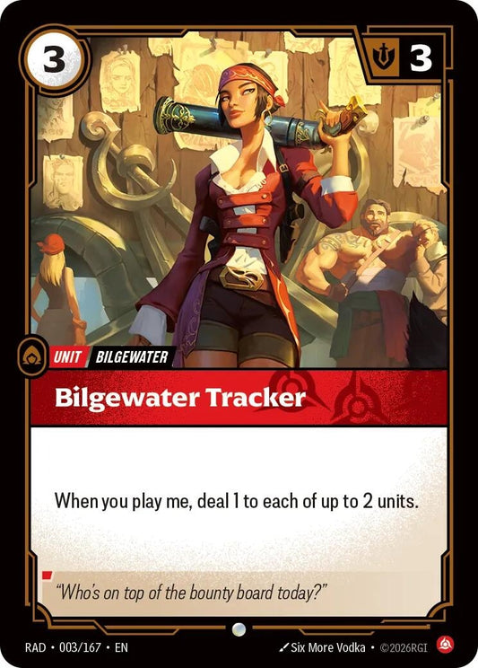 Image for Bilgewater Tracker (003/167) (Radiance) (RAD) - Riftbound: League of Legends Trading Card Game