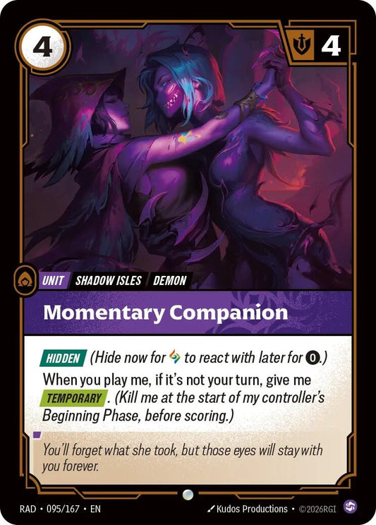 Image for Momentary Companion (095/167) (Radiance) (RAD) - Riftbound: League of Legends Trading Card Game