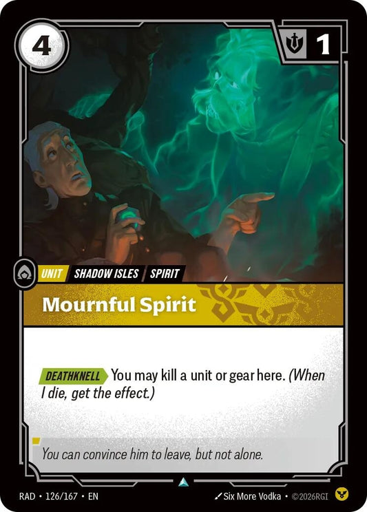 Image for Mournful Spirit (126/167) (Radiance) (RAD) - Riftbound: League of Legends Trading Card Game
