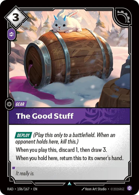 Image for The Good Stuff (106/167) (Radiance) (RAD) - Riftbound: League of Legends Trading Card Game