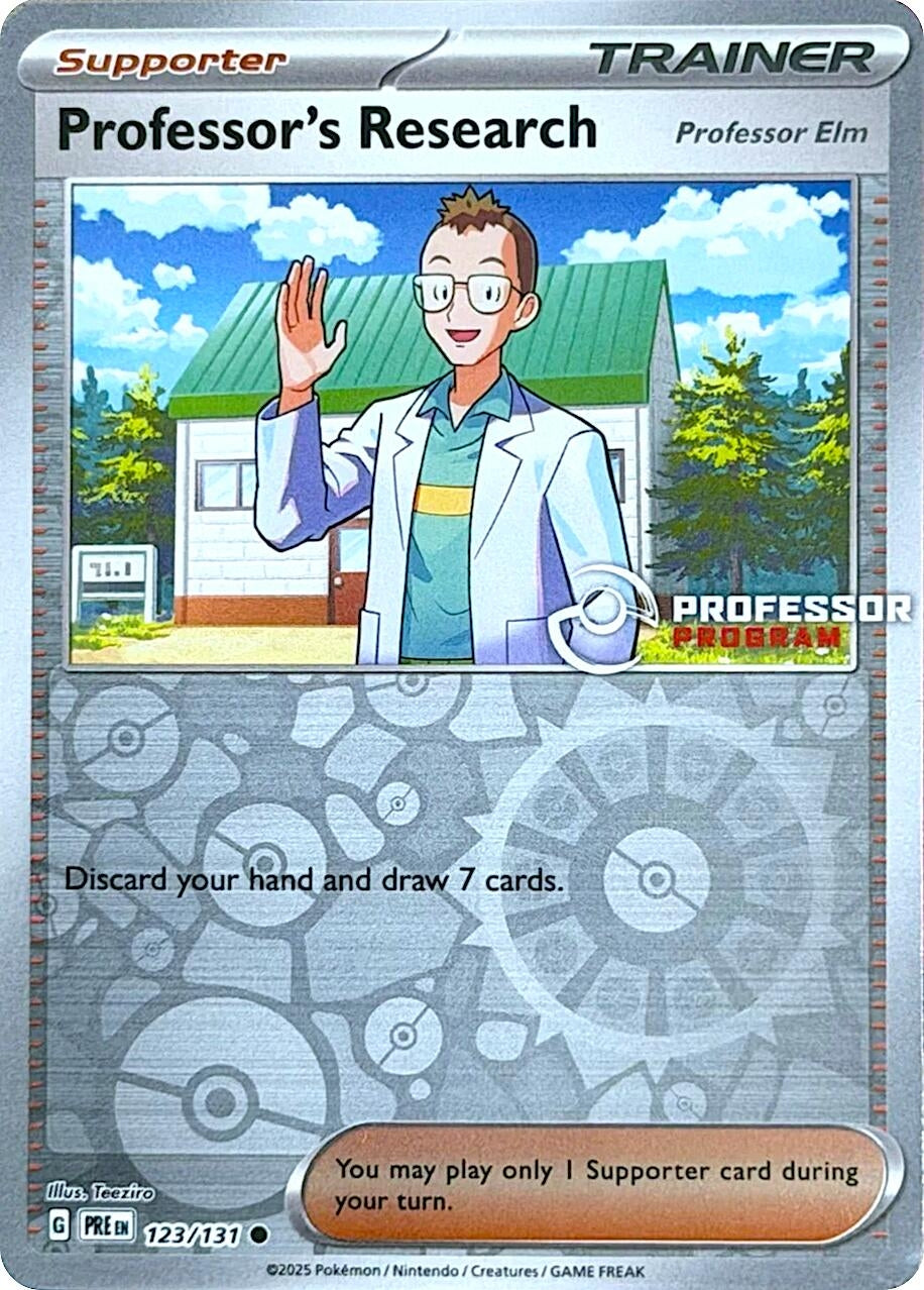 Image for Professor's Research [Professor Elm] (123/131) (Professor Program Promos) (PPP) - Pokemon