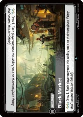 Image for Black Market (158/167) (Radiance) (RAD) - Riftbound: League of Legends Trading Card Game