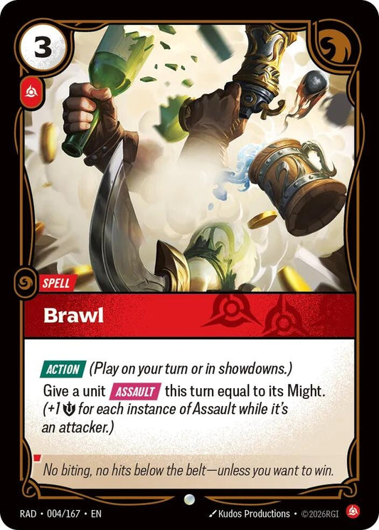 Image for Brawl (004/167) (Radiance) (RAD) - Riftbound: League of Legends Trading Card Game