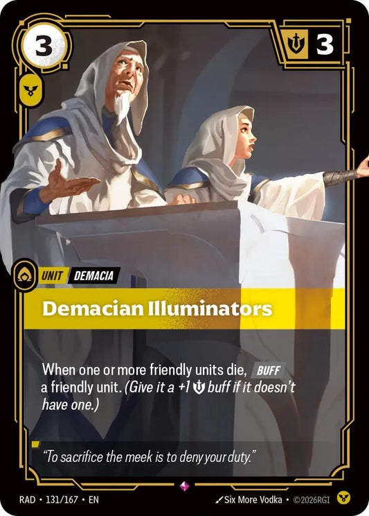 Image for Demacian Illuminators (131/167) (Radiance) (RAD) - Riftbound: League of Legends Trading Card Game