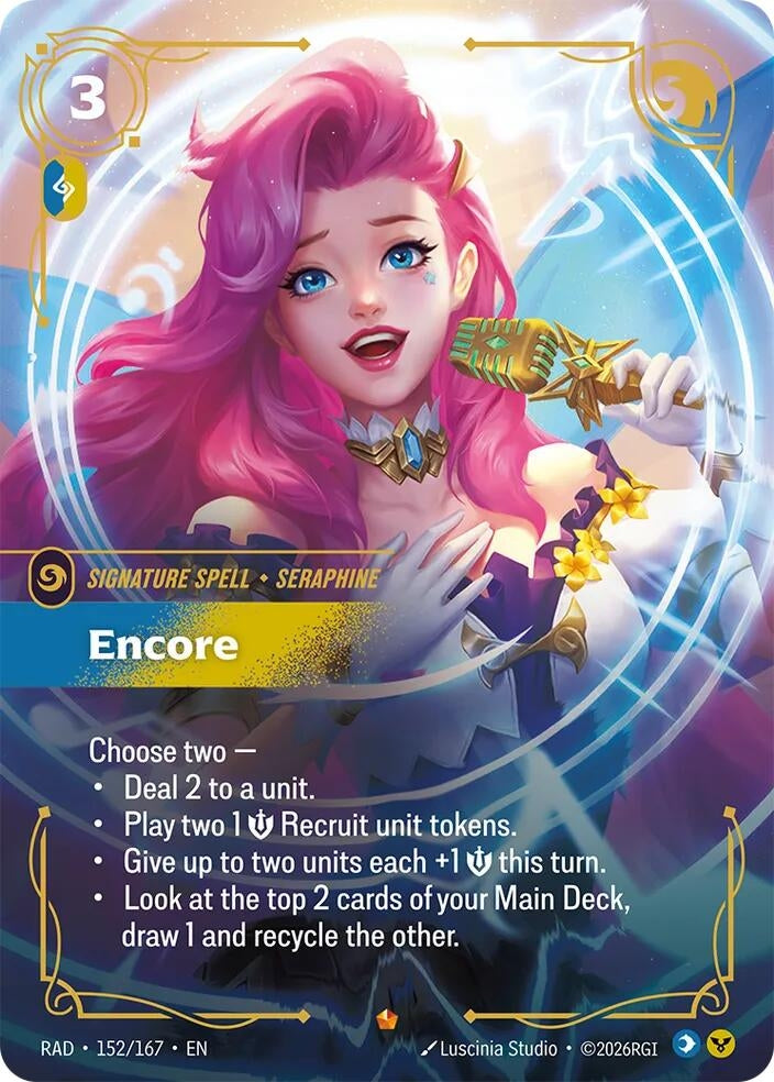 Image for Encore (152/167) (Radiance) (RAD) - Riftbound: League of Legends Trading Card Game