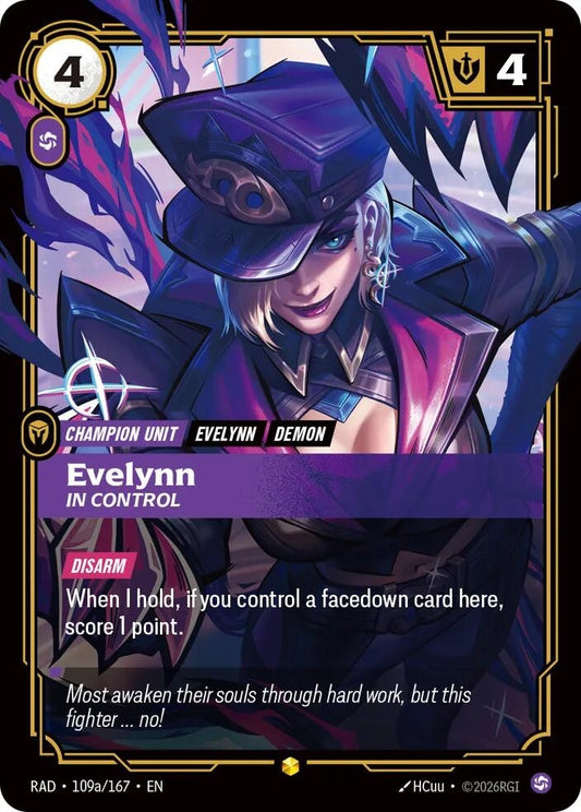 Image for Evelynn, In Control (Alternate Art) (109a/167) (Radiance) (RAD) - Riftbound: League of Legends Trading Card Game