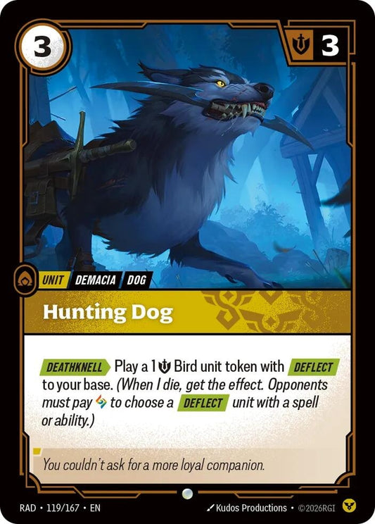 Image for Hunting Dog (119/167) (Radiance) (RAD) - Riftbound: League of Legends Trading Card Game