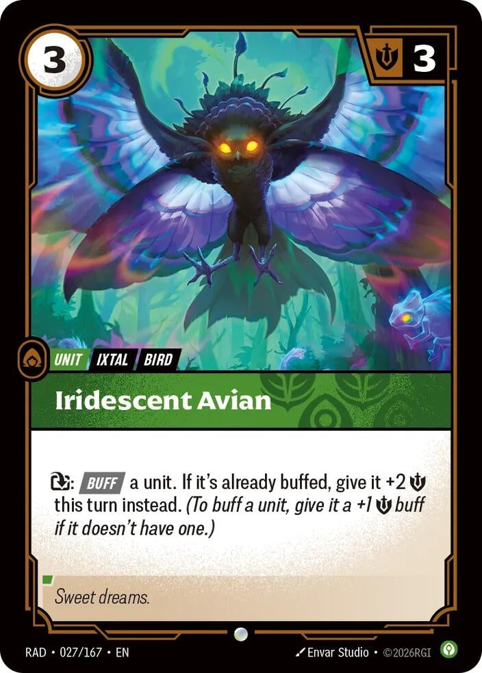 Image for Iridescent Avian (027/167) (Radiance) (RAD) - Riftbound: League of Legends Trading Card Game