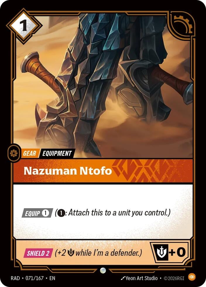 Image for Nazuman Ntofo (071/167) (Radiance) (RAD) - Riftbound: League of Legends Trading Card Game